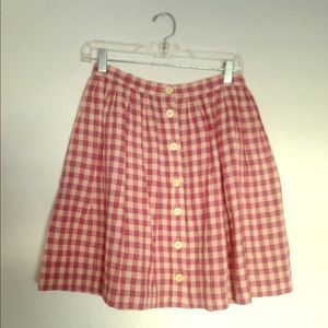 Plaid Ralph Lauren mid skirt